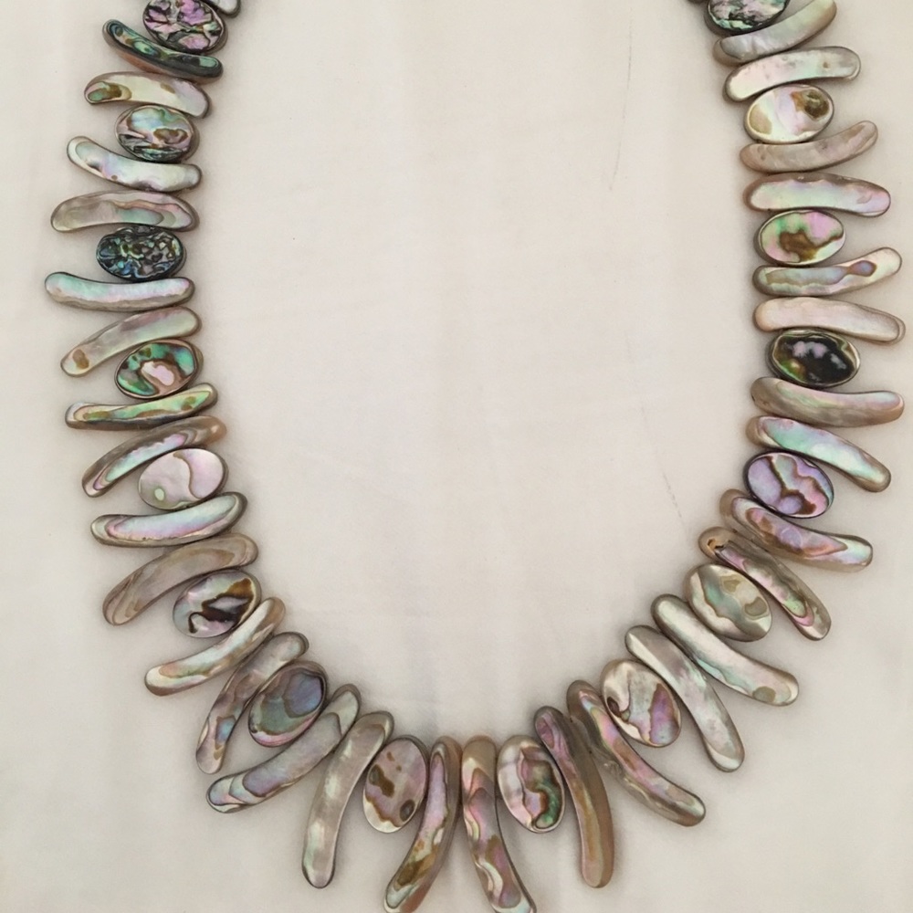 Genuine abalone necklace